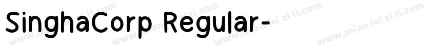 SinghaCorp Regular字体转换